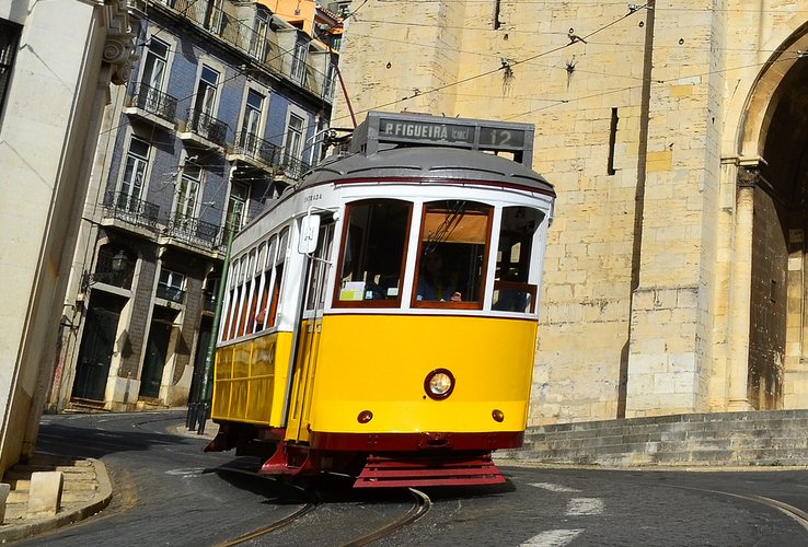 plan tramway 12E lisbonne